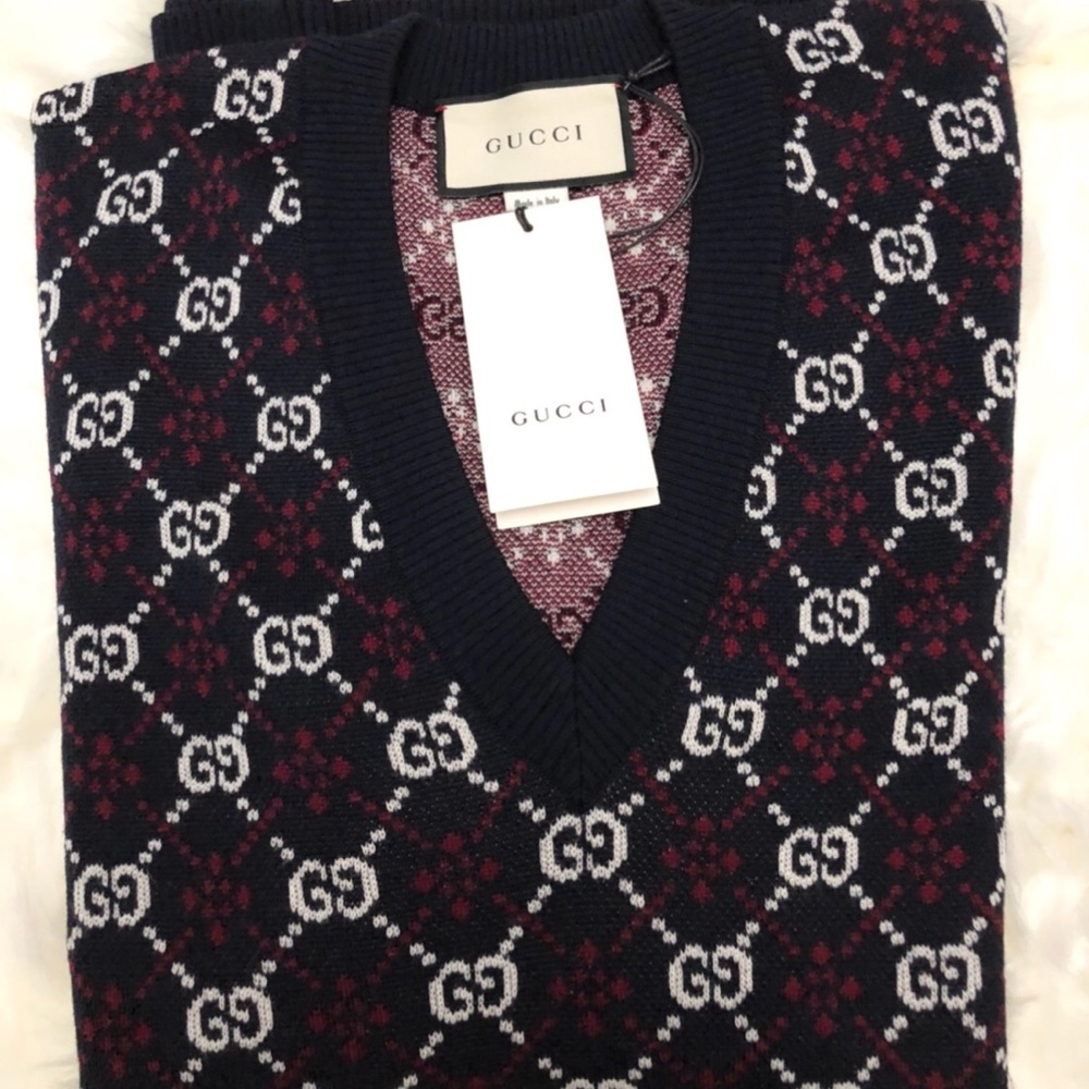 Gucci GG diamond wool sweater